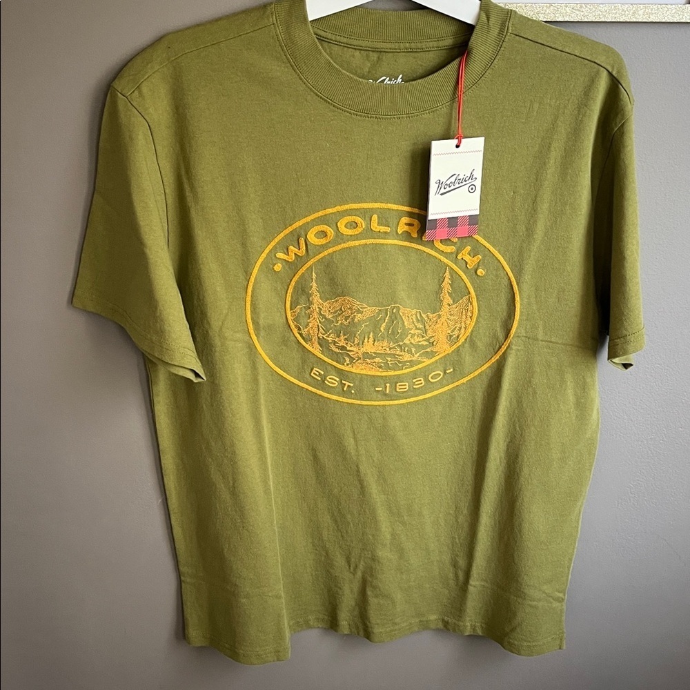 NWT Woolrich x Target Forestery Mountains Graphic Tee adult M t shirt